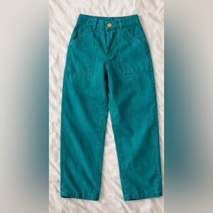Big Bud Press Teal Cargo Western Pants XS